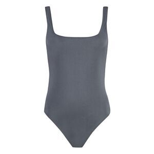 LIDO Square Neck One-Piece Swimsuit Women GREY Beachwear